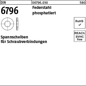 1.067960.03000 - DIN 6796  Spannscheibe für Schraubenverbindungen, Federstahl phosph.