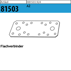 1.815030.92400 - ART 81503  Flachverbinder, A2