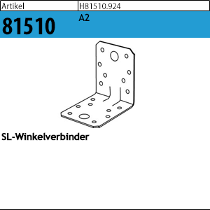 1.815100.92400 - ART 81510  SL-Winkelverbinder, A2
